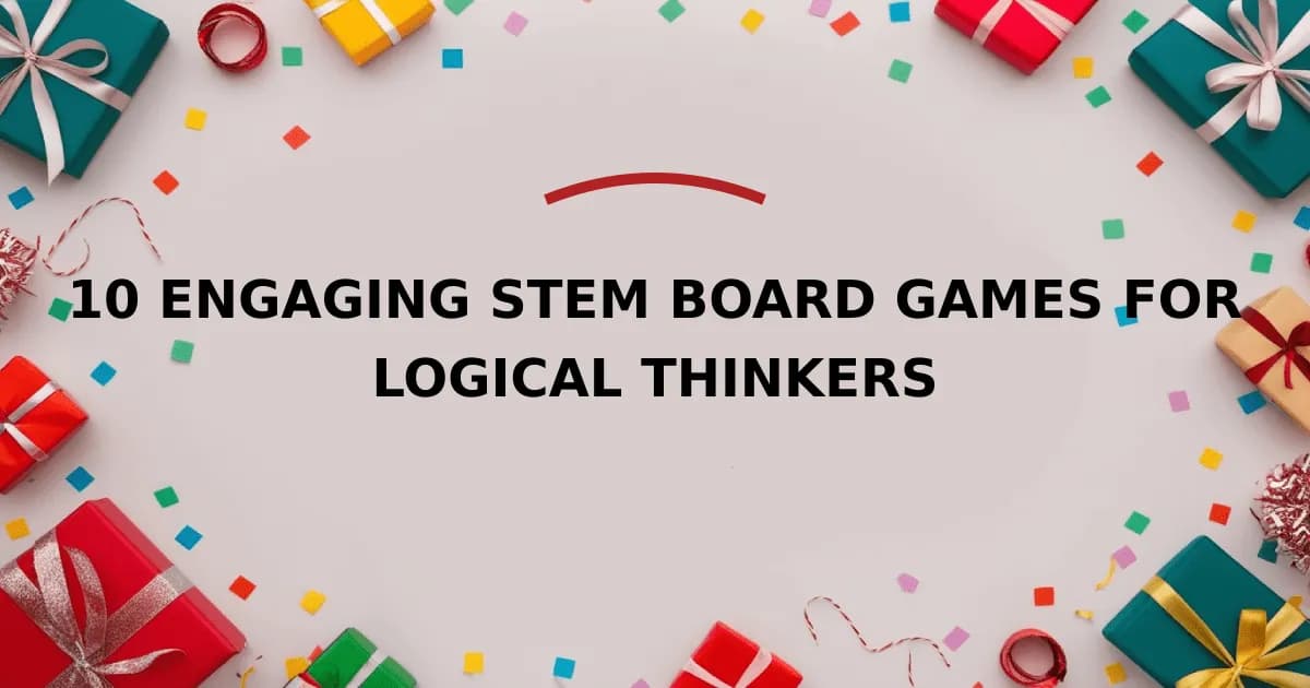 10 Engaging STEM Board Games for Logical Thinkers