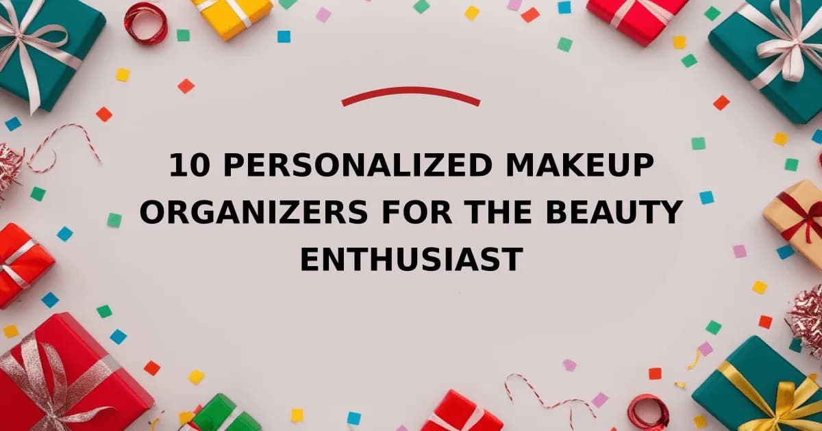 10 Personalized Makeup Organizers For The Beauty Enthusiast