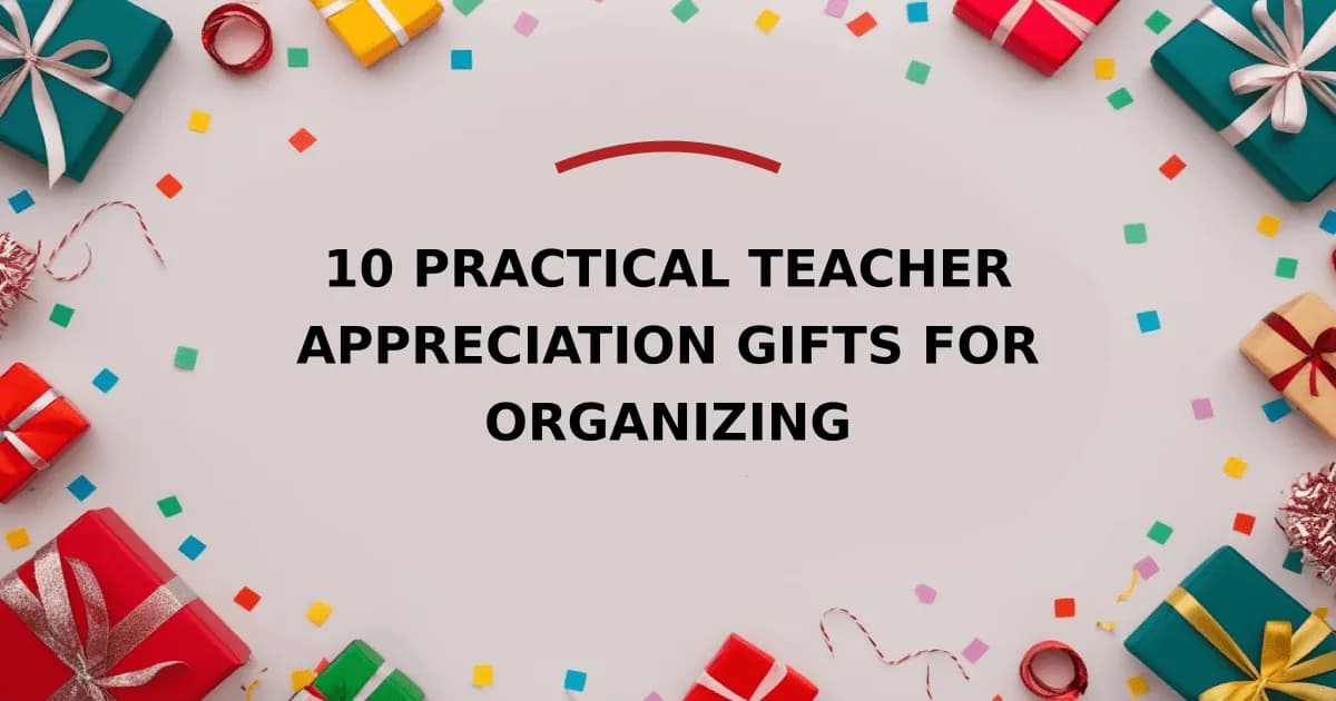 10 Practical Teacher Appreciation Gifts For Organizing