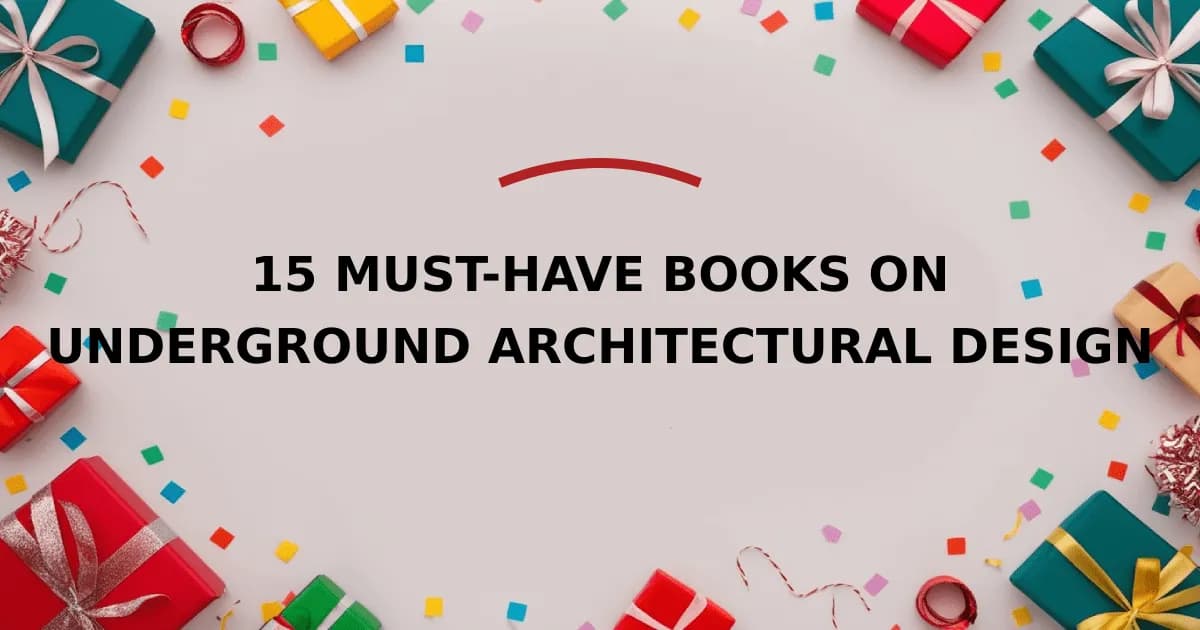 15 Must-Have Books on Underground Architectural Design