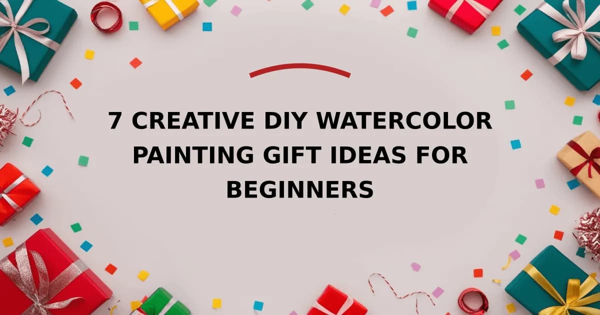 7 Creative DIY Watercolor Painting Gift Ideas For Beginners