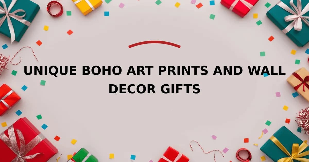 Unique Boho Art Prints And Wall Decor Gifts