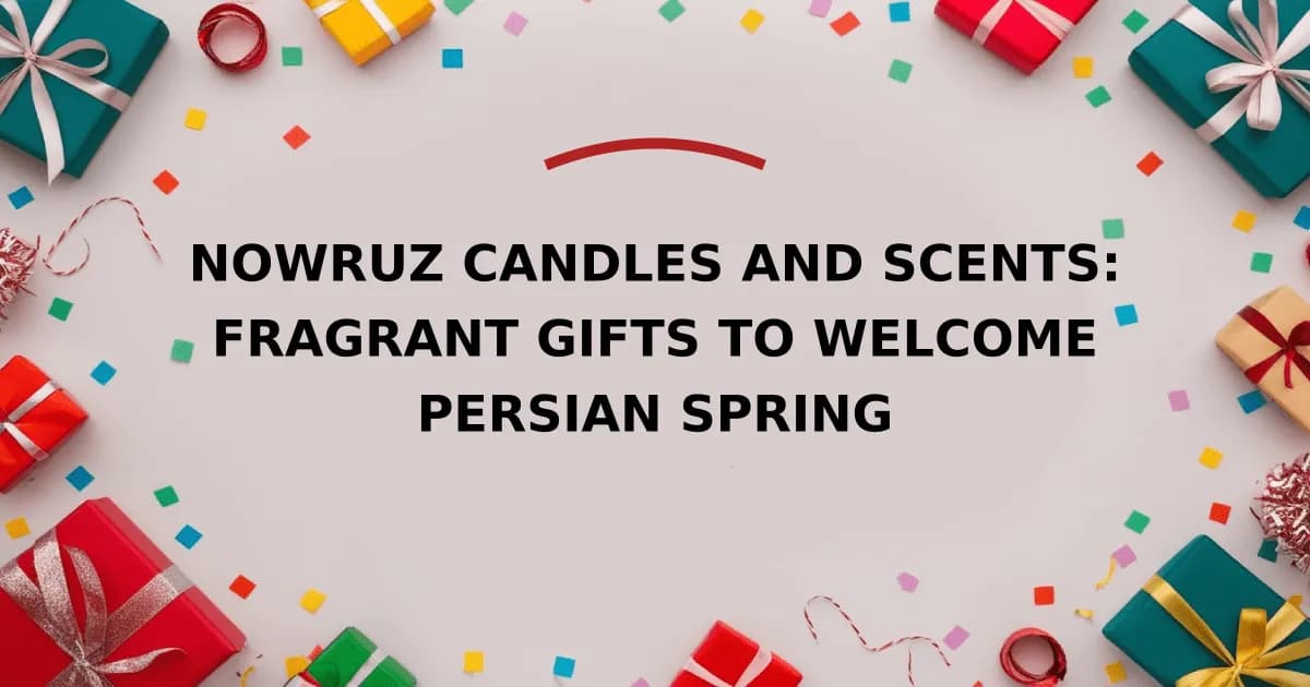 Nowruz Candles and Scents: Fragrant Gifts to Welcome Persian Spring